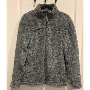 Alpine Sherpa Men’s S Quarter Zip LS Coat Western Pullover Sweater Ski Cottage